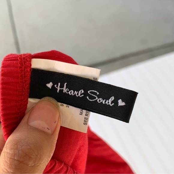 Heart Soul Red Fitted Bustier Tank Top - Picture 5 of 5